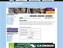 Tablet Screenshot of dayofbirth.net