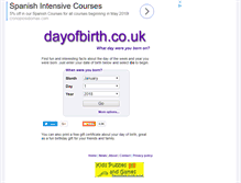Tablet Screenshot of dayofbirth.co.uk